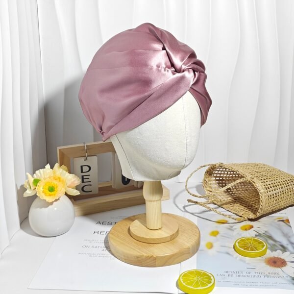 zn-series-1-09 19 Momme Double-Layer Crossover Silk Bonnet product view 5