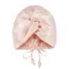 zn-series-5-10 Adjustable Drawstring Mulberry Silk Bonnet product view 6