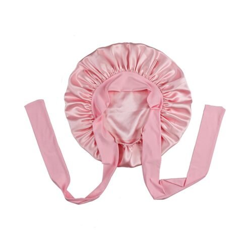 Double-Layer Mulberry Silk Knit Tie Bonnet product view 1