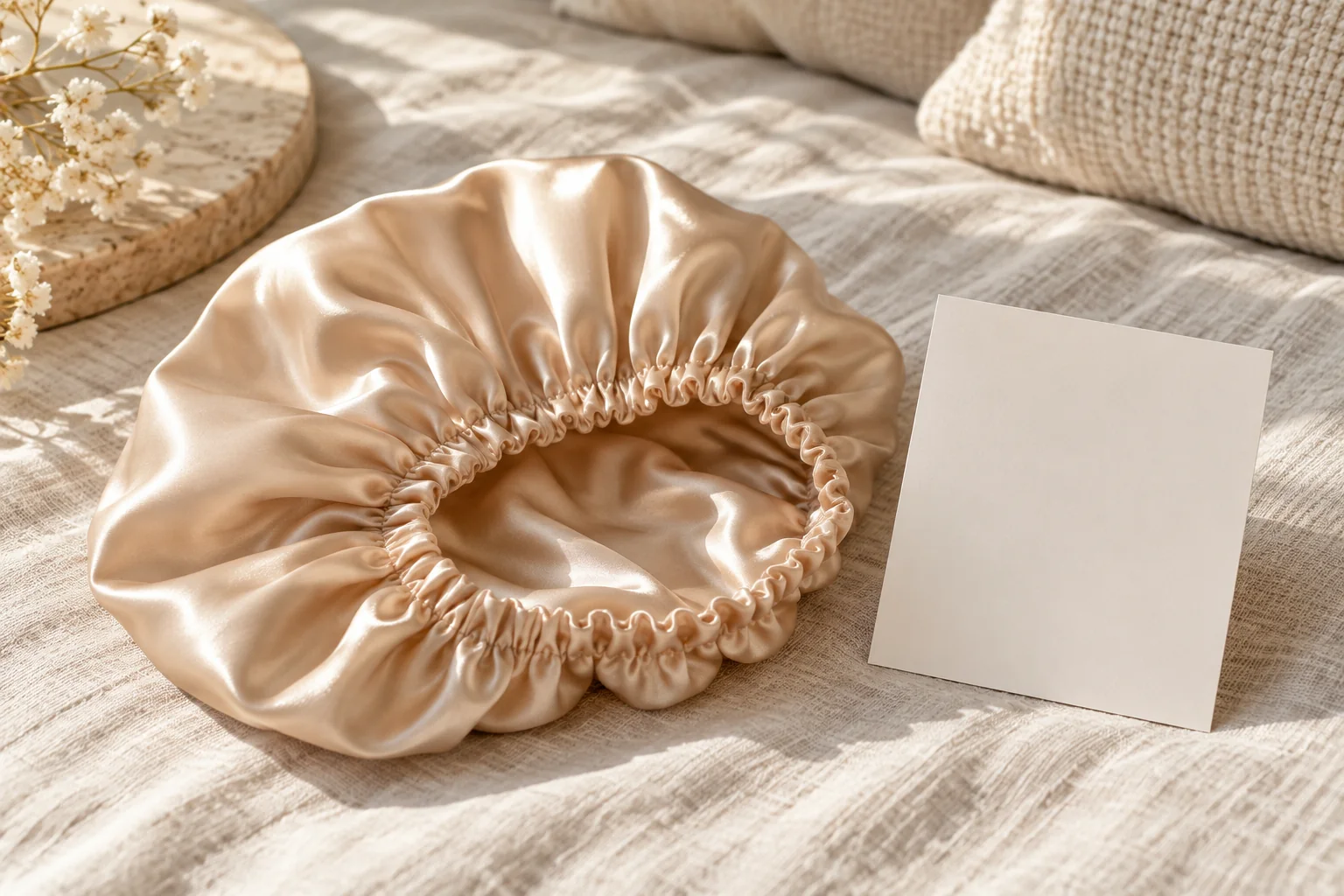 AI illustration of a generic bonnet opening beside a blank instruction card
